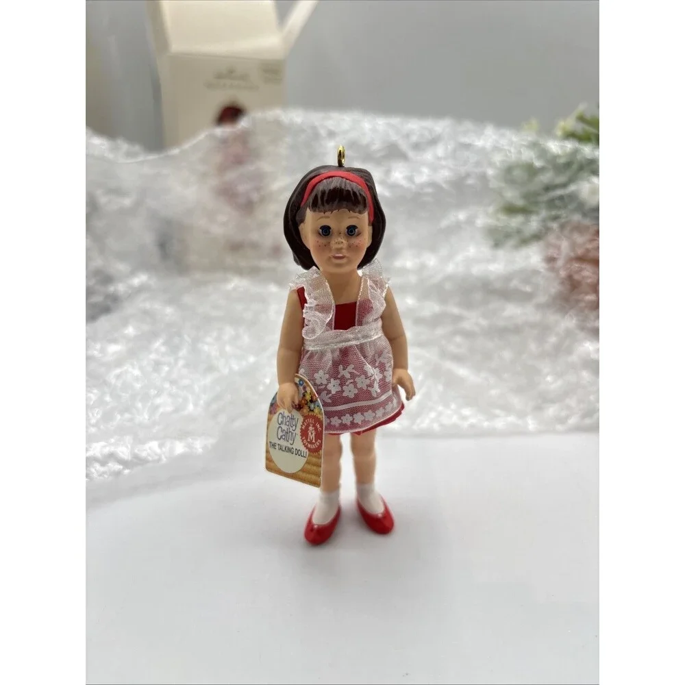 2007 Hallmark Keepsake CHATTY CATHY Magic Sound Ornament-Needs Batt-Preowned
